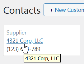 Find a particular supplier